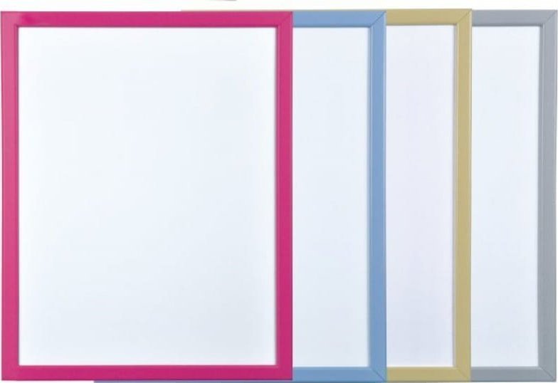 Bi-Office Tablica suchościeralna BI-OFFICE, 60x40cm, lakierowana, kolorowe ramy