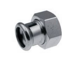KAN-therm Półśrubunek PRESS z uszczelką płaską 22mm GW 1" - 6340554