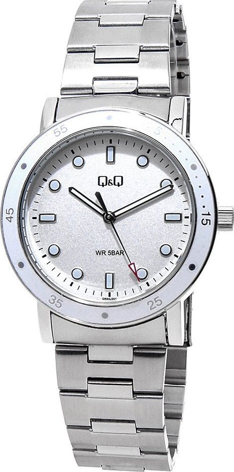 Zegarek QQ Zegarek damski QQ QB85-201 srebrny