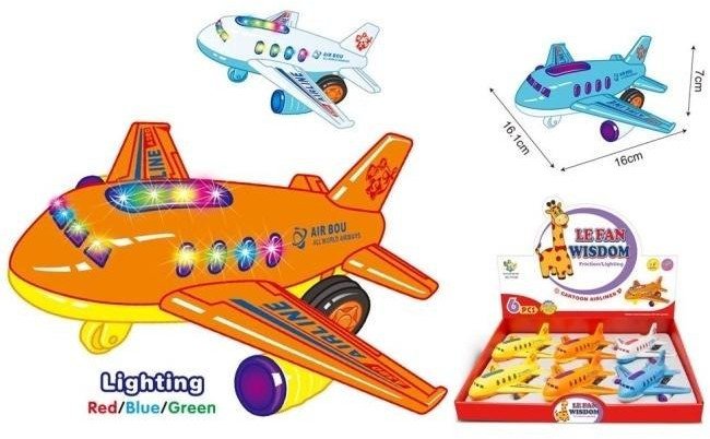 Samolot ze światłem i dżwiękiem MIX EDUKAMP