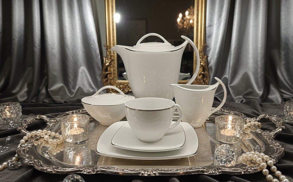 Serwis do kawy dla 12 osób 39 el. Akcent Platynowa Linia 9718