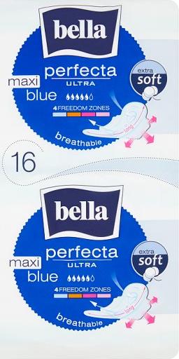 Bella bella podpaski perfecta 16 szt maxi blue