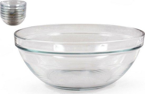 Duralex Miska do Sałatki Duralex 2029AF06 Okrągła Układane w stosy ( 26 x 10,5 cm) (3,45 L)