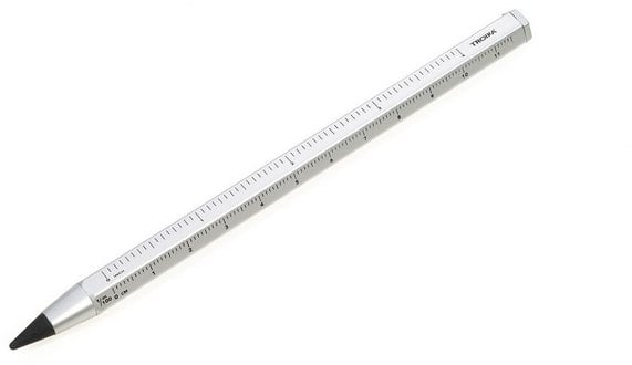 TROIKA Multitasking-Bleistift CONSTRUCTION ENDLESS silber