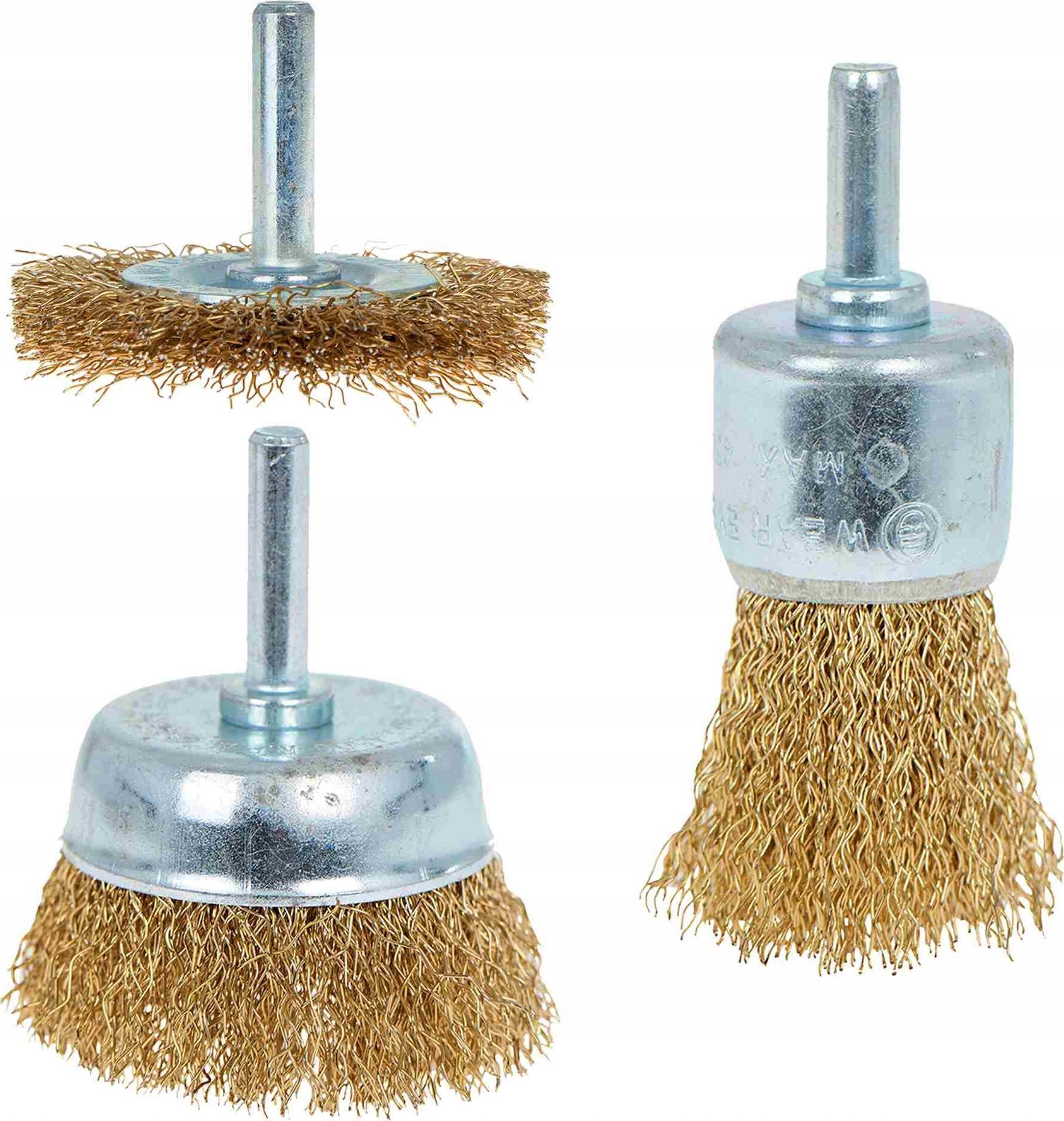 Geko Zestaw szczotek drucianych do wiertarki 3szt (60)