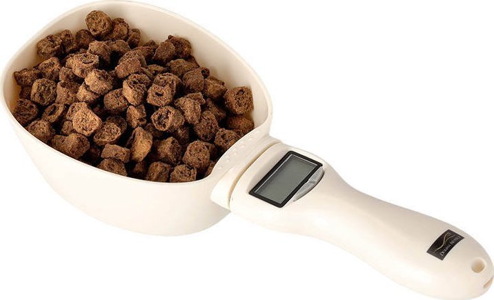 Łyżka z wagą elektroniczną - idealna do precyzyjnego odmierzania karmy dla psa i kota