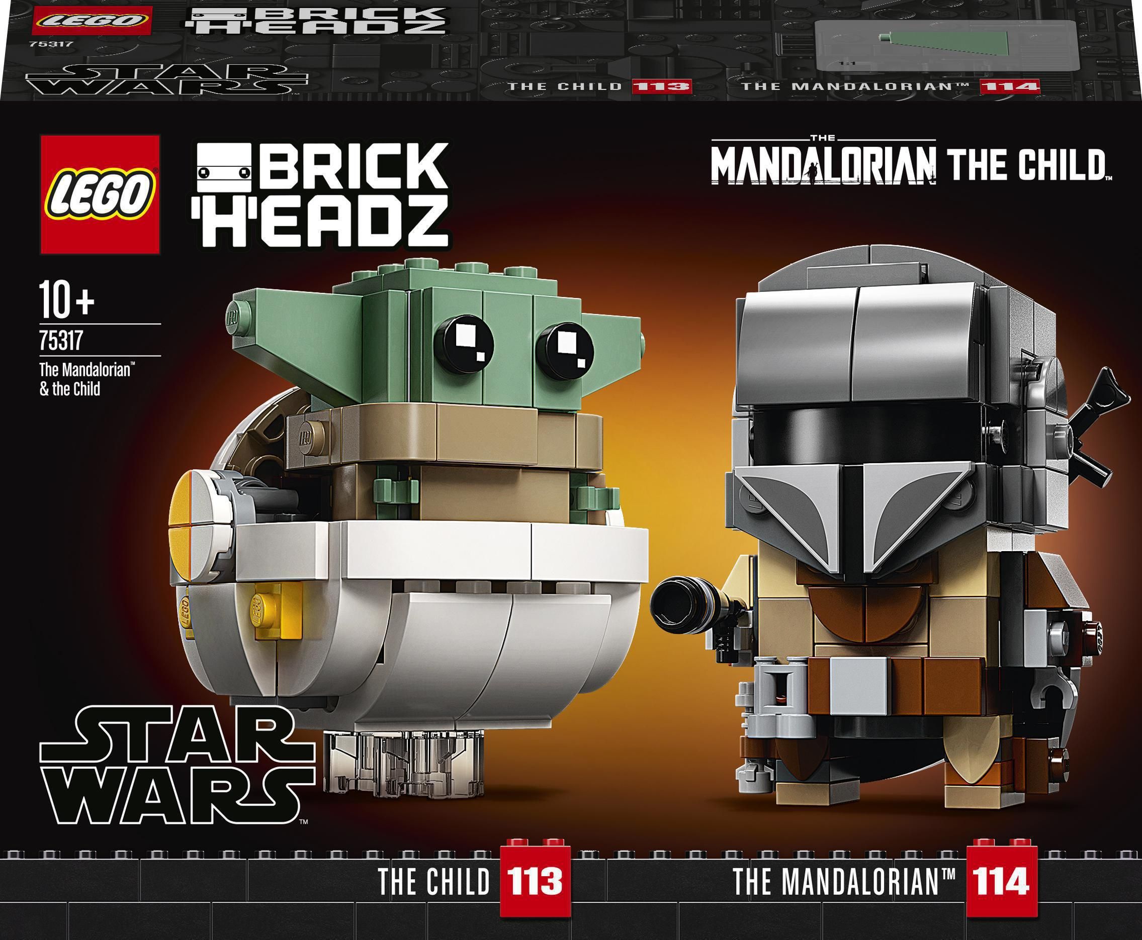 LEGO BrickHeadz Star Wars Mandalorianin i dziecko (75317)