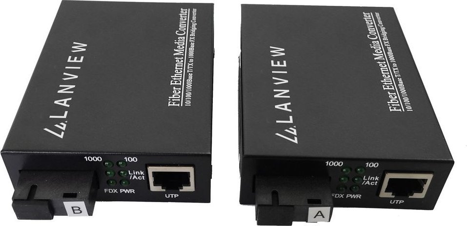 Lanview LVN-MED-SC-1000BASE-X-2 konwerter sieciowy