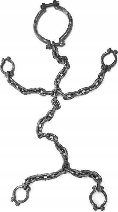 Korbi ŁAŃCUCHY KAJDANY NA CAŁE CIAŁO WIEZIEŃ