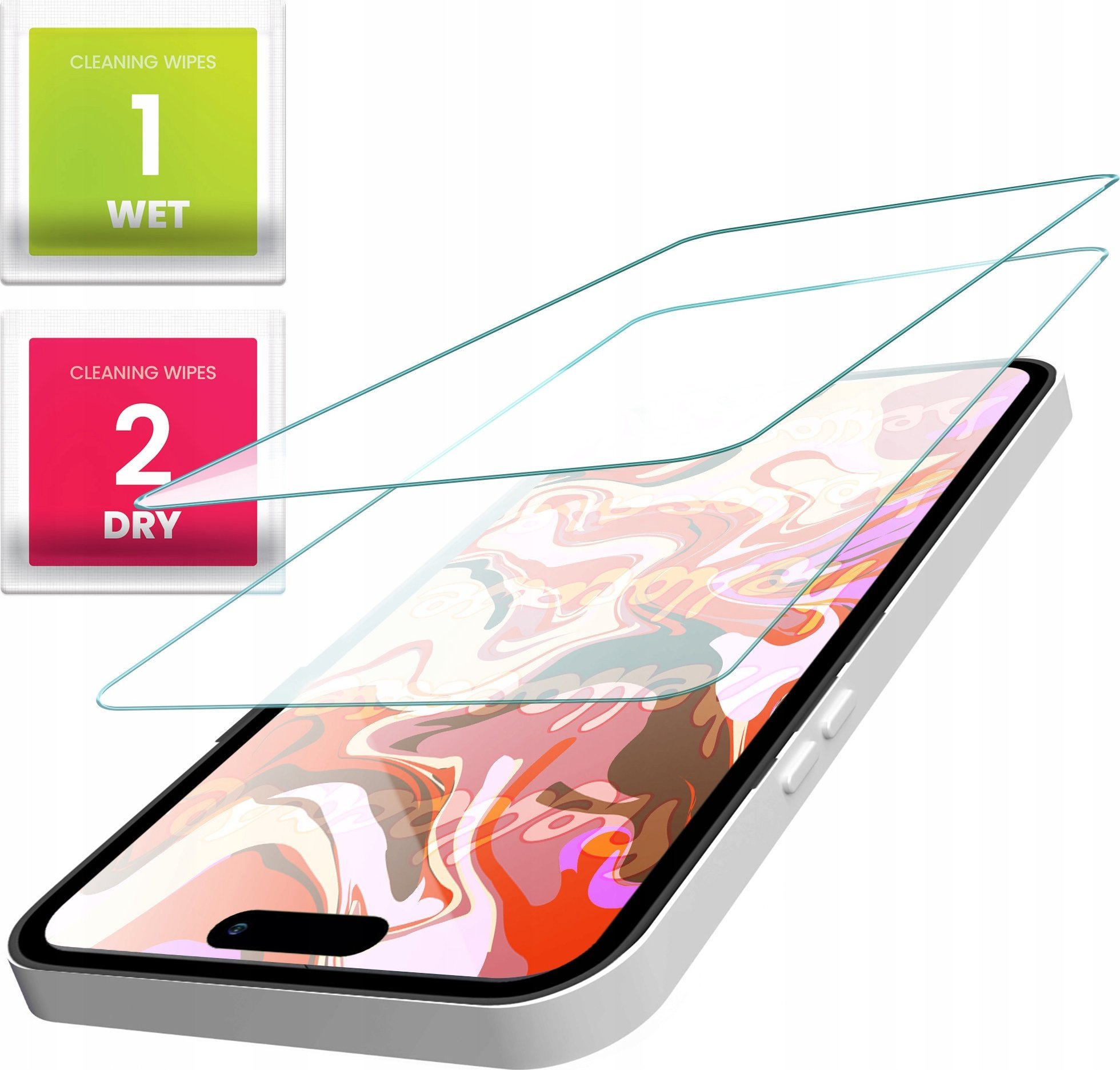 Hello Case 2-PAK Szkło Hartowane do Honor 200 Lite 5G (global) (9H, płaskie 2.5D)