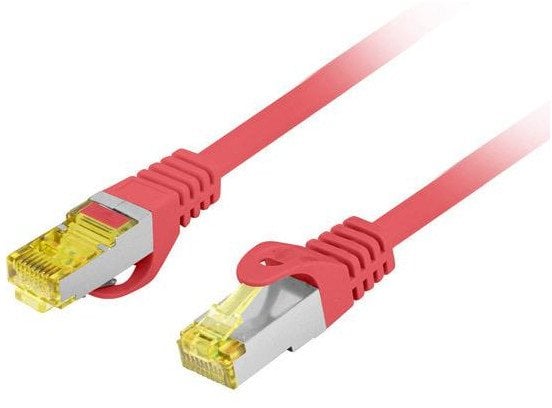 PATCHCORD KAT.6A S/FTP LSZH CU 20M CZERWONY FLUKE PASSED LANBERG