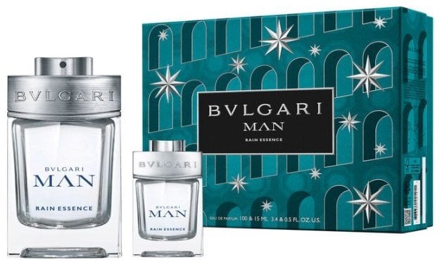 Zestaw Perfum dla Mężczyzn Bvlgari Man Rain Essence EDP 2 Części