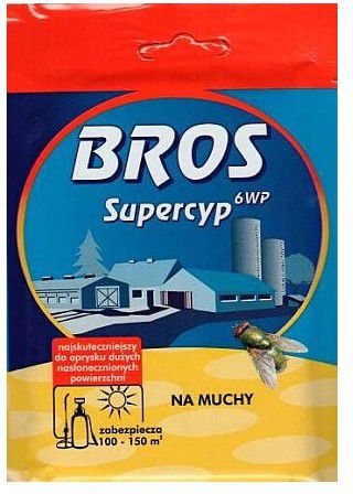 Bros Supercyp 6WP - preparat do oprysku na muchy 25g