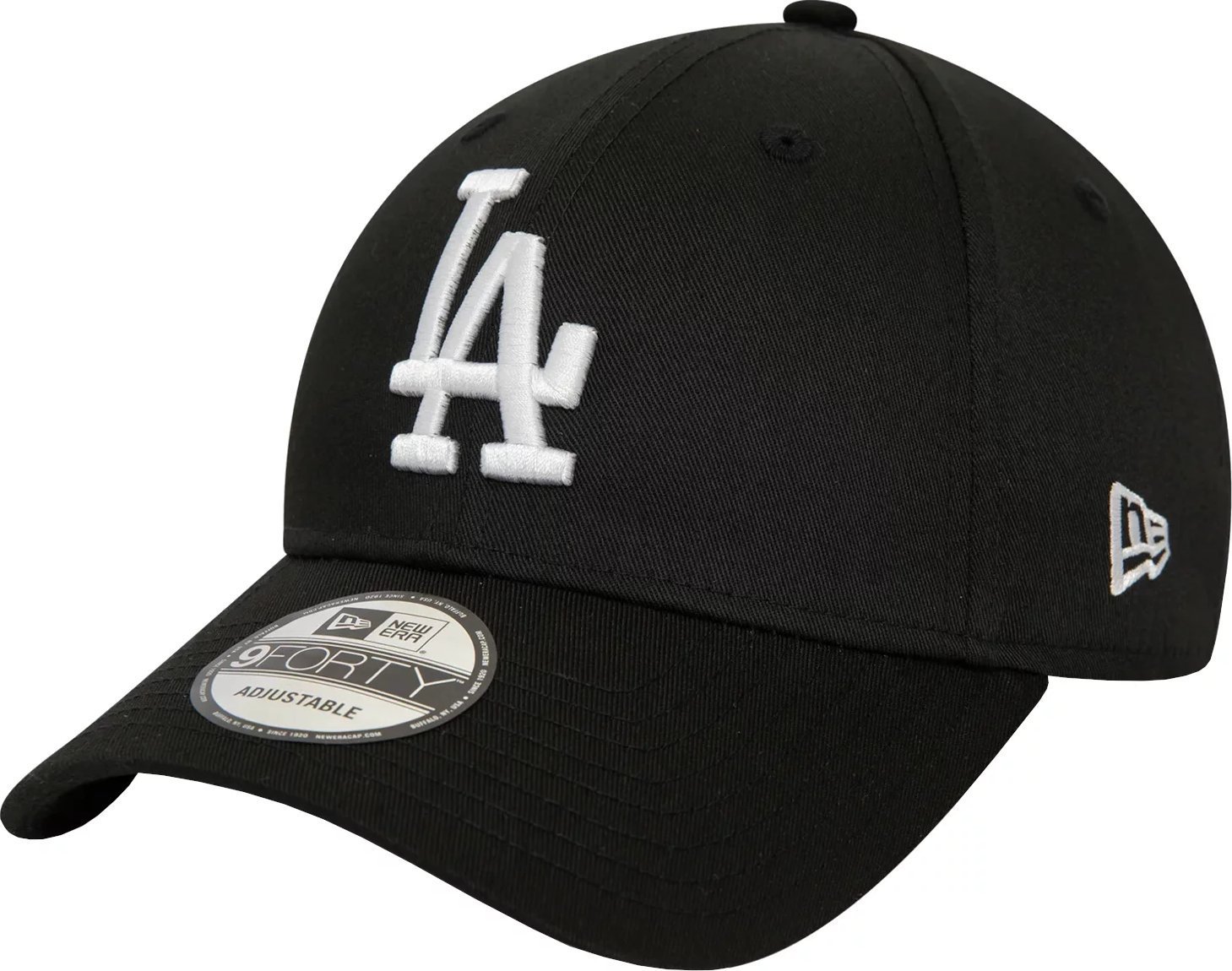 New Era New Era MLB 9FORTY Los Angeles Dodgers World Series Patch Cap 60422518 Czarne OSFM