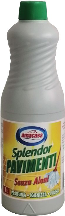 Płyn do podłóg dezynfekujący Pavimenti Splendor Igienizzante 1l - Amacasa