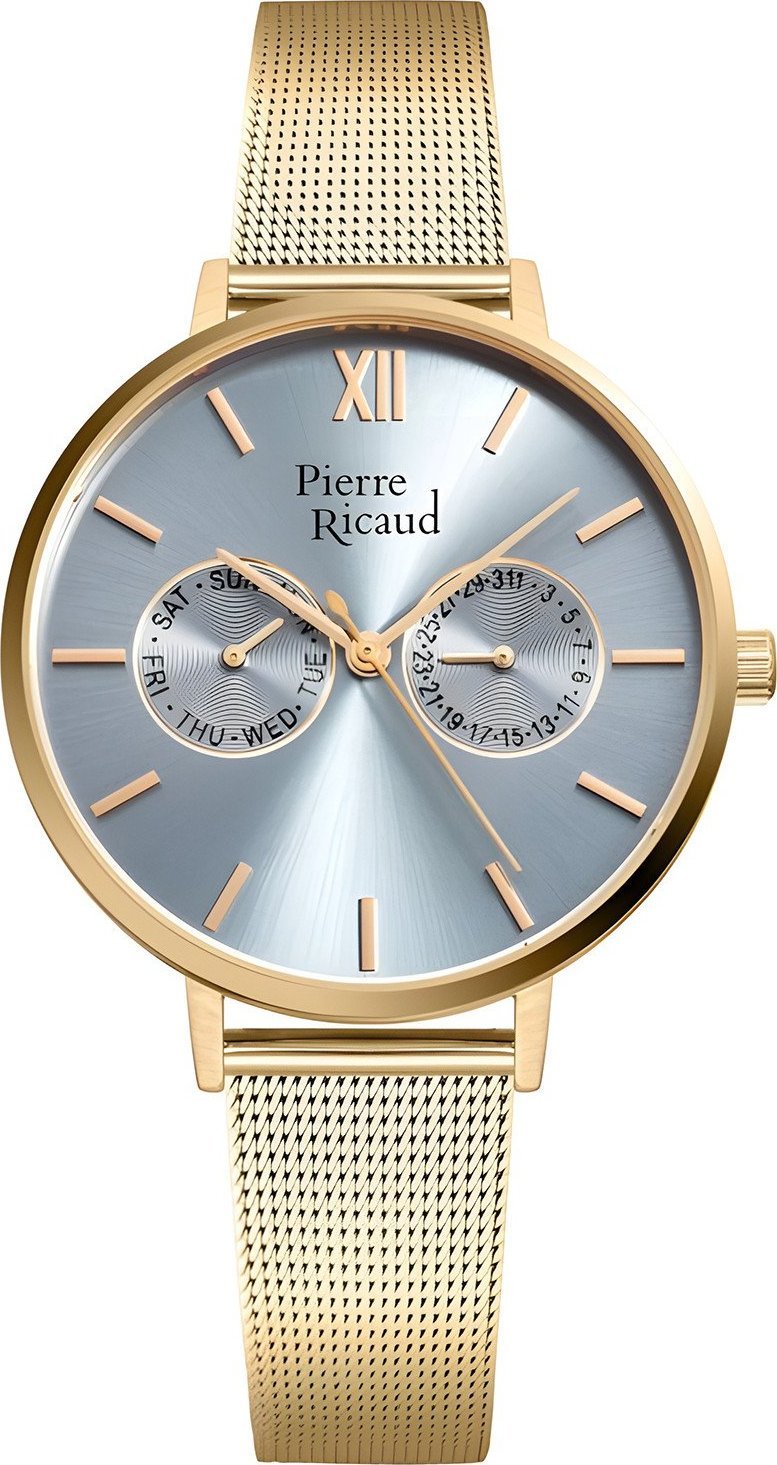 Zegarek Pierre Ricaud Zegarek damski Pierre Ricaud P22110.1167QF złoty