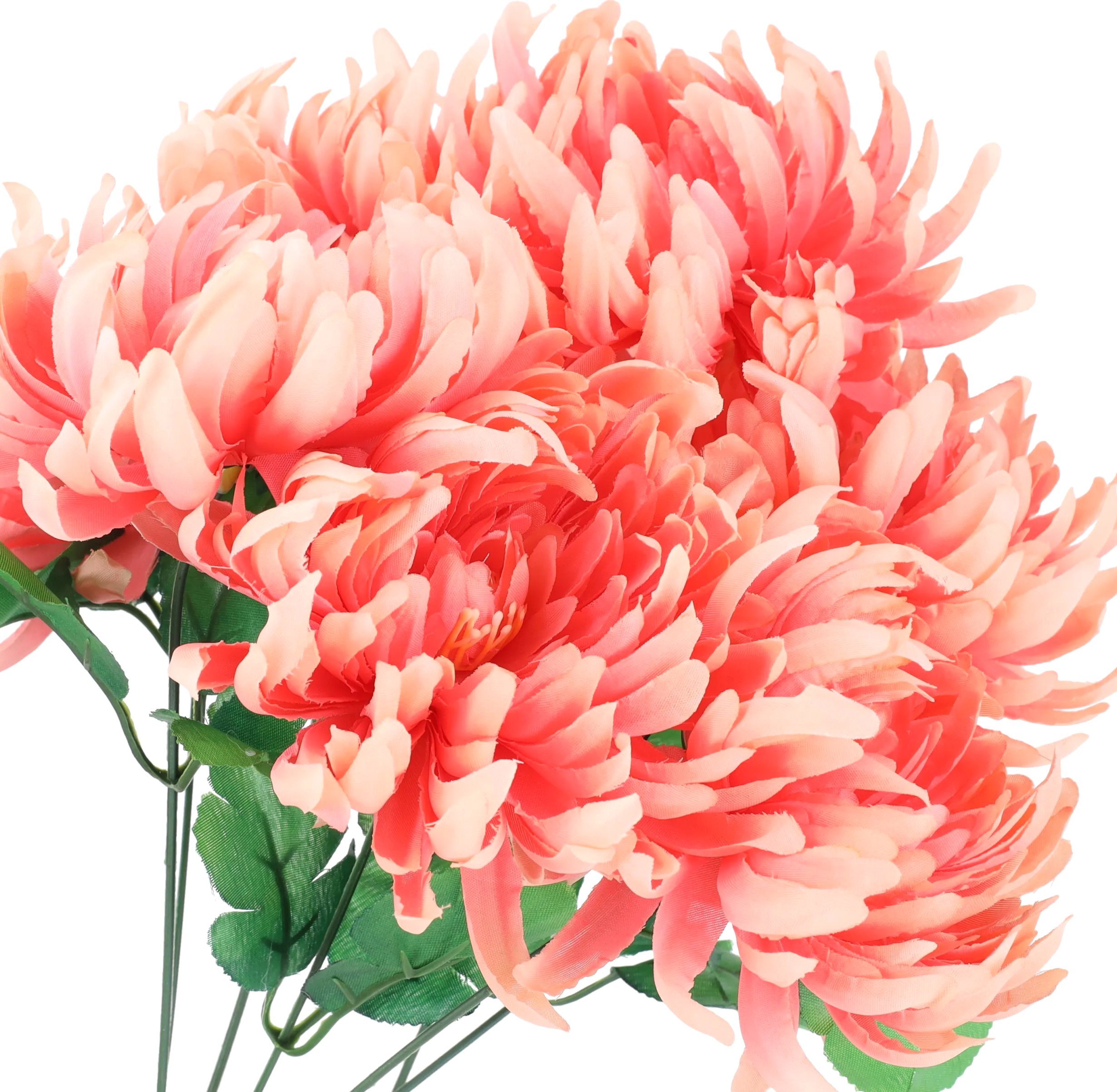 Sztuczna CHRYZANTEMA bukiet CHRYZANTEMY sztuczne kwiaty na cmentarz stroik