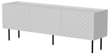 Szafka RTV 3D LUCCA 165x40x59 biały