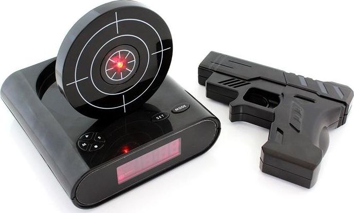 CreativeHome AG642 WYSTRZAŁOWY BUDZIK SNAJPERA TARCZA PILOT uniwersalny