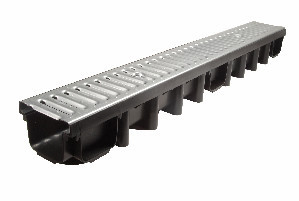 Maxpol System 1000x98mm kanał z kratą stalową A15