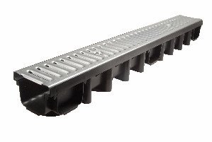 Maxpol System 1000x98mm kanał z kratą stalową A15