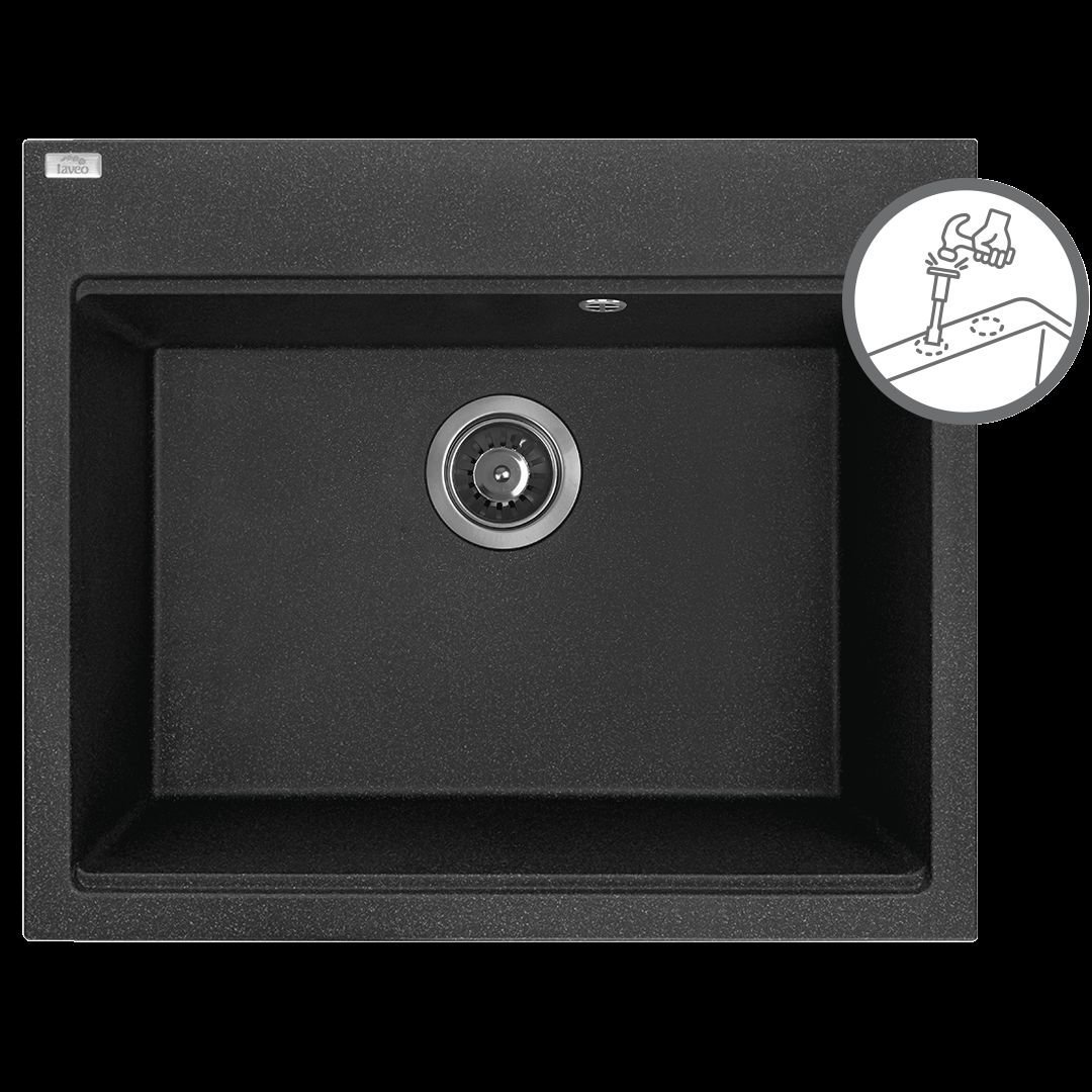 Zlewozmywak Laveo LAVEO Tau - zlewozmywak 1-komorowy