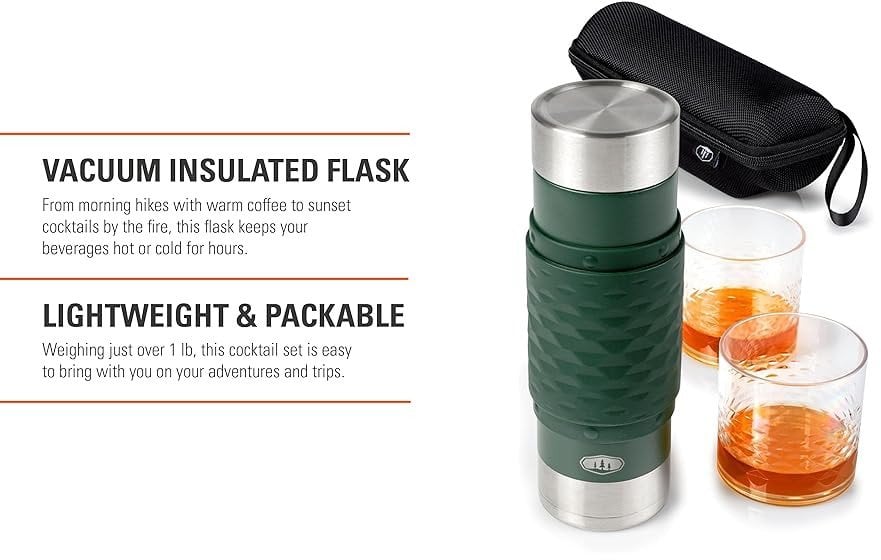 Insulated Cocktail Set, Green