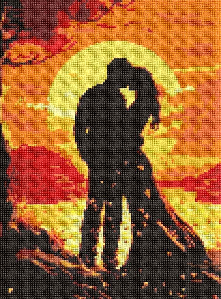 Norimpex Diamentowa mozaika - Romans uczuć 30x40cm