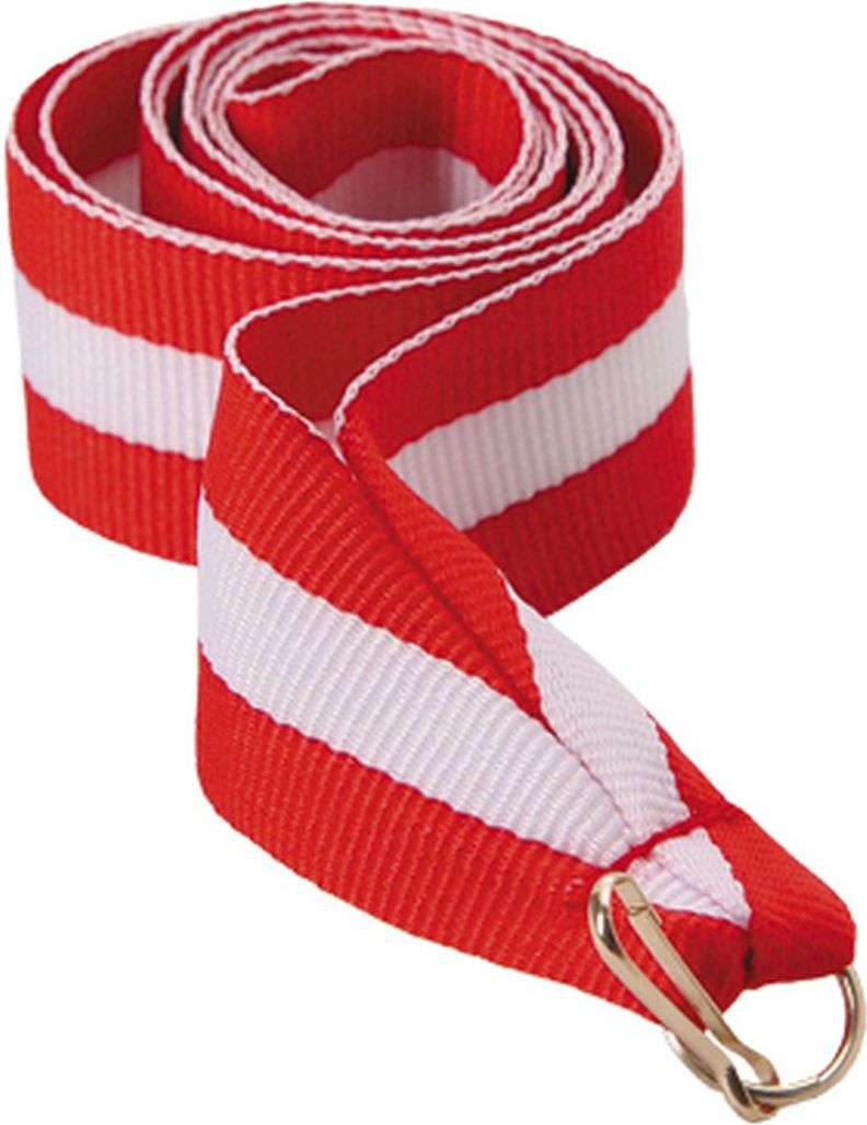 Victoria Sport Wstążka 22 mm - czerwono-biało-czerwona