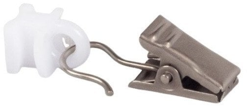 PLAST. SLIDER WITH SILV METAL CLIP. 30PC