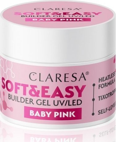 Activeshop Żel budujący Soft&Easy gel Baby Pink 90g