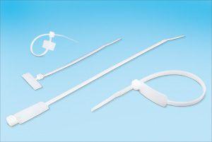 Onnline Opaska kablowa 200x4,6mm z tabliczką opisową 100szt. GTK-190STC