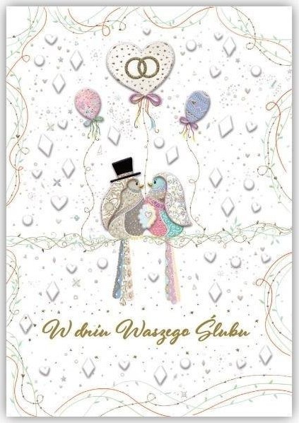 Trend Kartka okolicznościowa Ślub TS