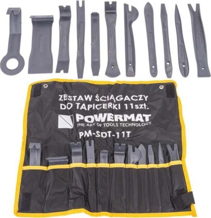 Powermat Ściągacze do tapicerki zestaw ściągaczy 11el łyżki Powermat PM-SDT-11T