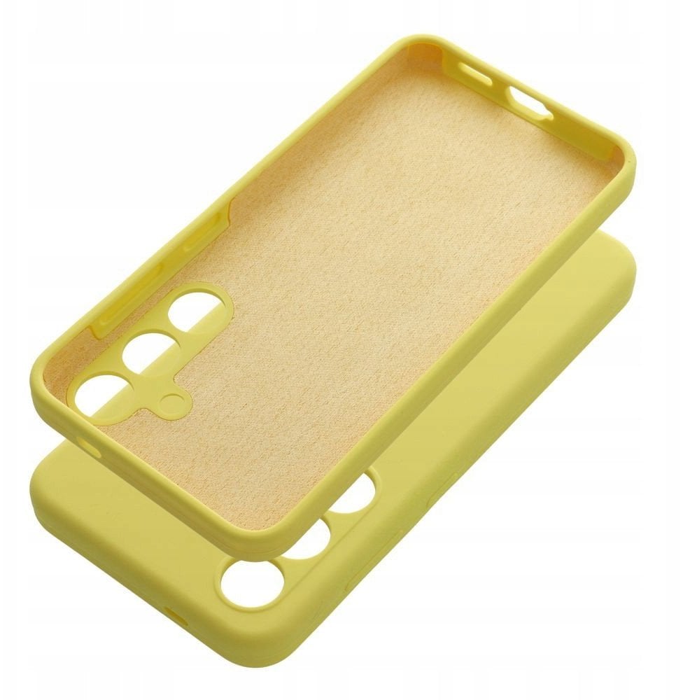 Futerał SILICONE 2mm do XIAOMI REDMI 15C żółty