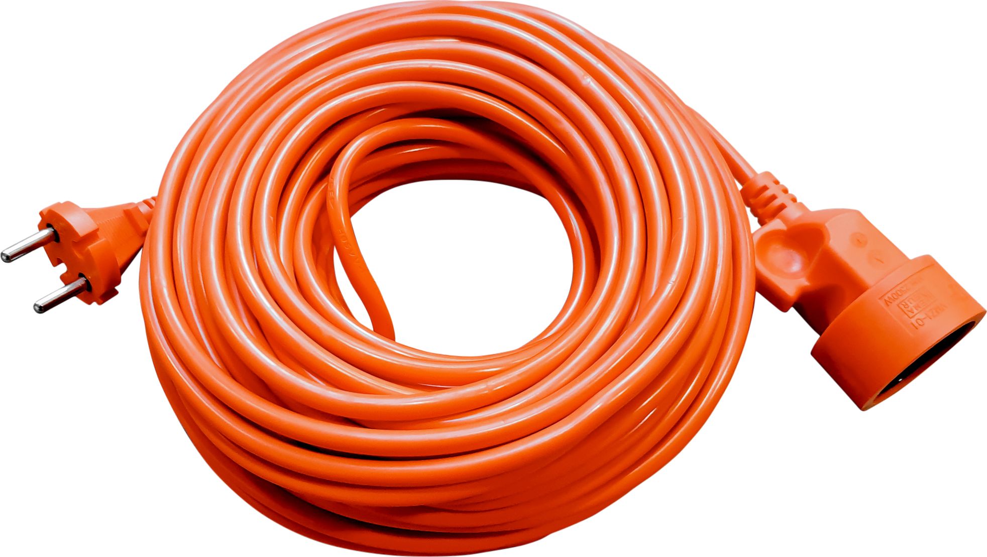 Plastrol przedłużacz ogrodowy 25m 2x1mm2 10A 2500W (W-98940)