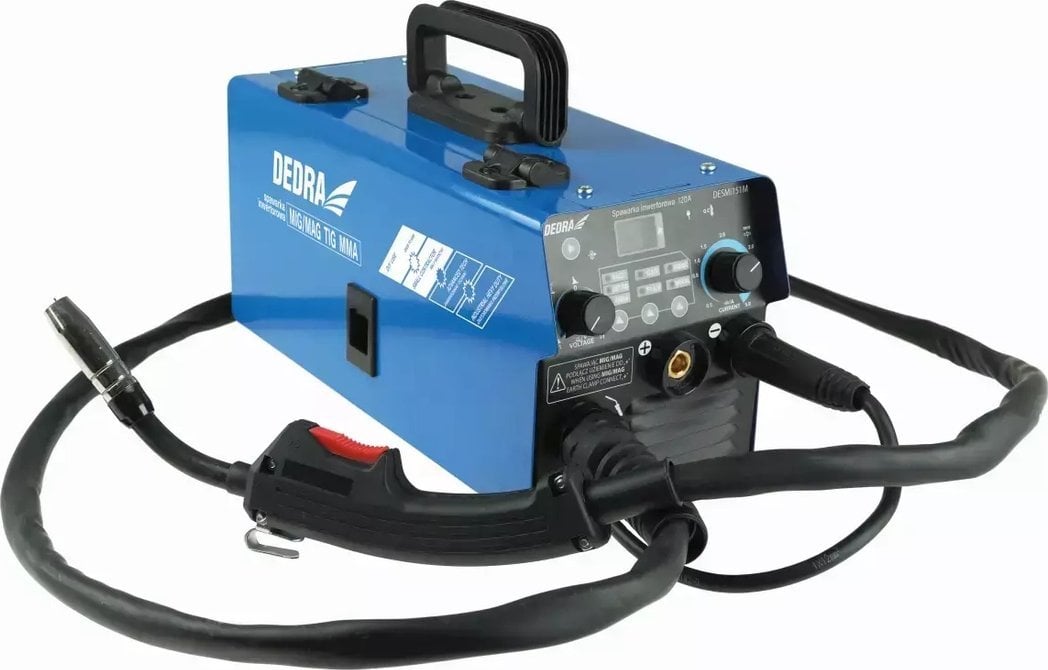 Dedra Spawarka inwertorowa IGBT MIG/MAG, 120A z f-cją TIG, MMA