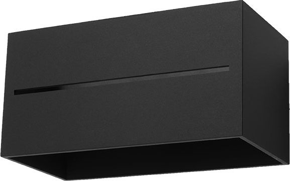 Kinkiet Lumes Czarny kinkiet ścienny LED - EX530-Lobi