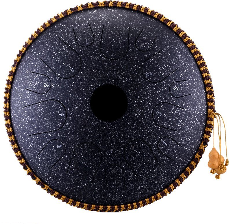 HLURU HLURU TA14-14 Tongue drum 14" 14 ton Galaxy Black