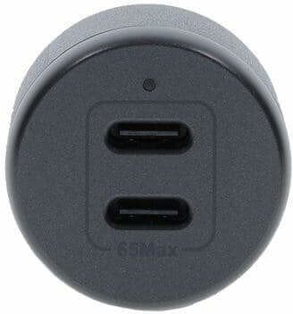 OB STANDARD CAR CHARGER 65W/2 USB-C - BLACK