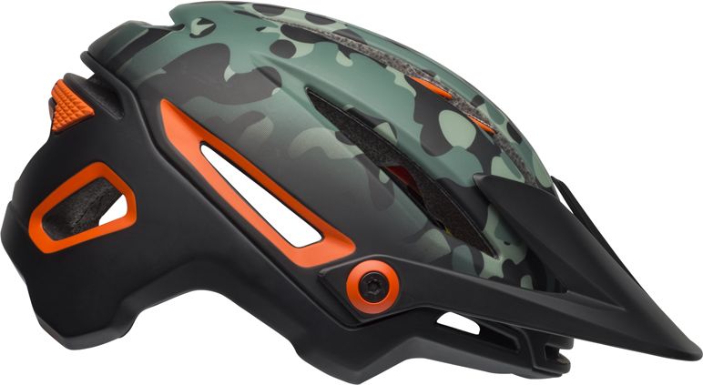 Bell Kask Mtb Sixer Integrated Mips Oak Matte Black Green Orange r. L (58-62cm)