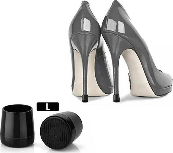 Aptel OSŁONKI na Wysokie Obcasy 2 szt. Para Rozmiar L czarne AG836