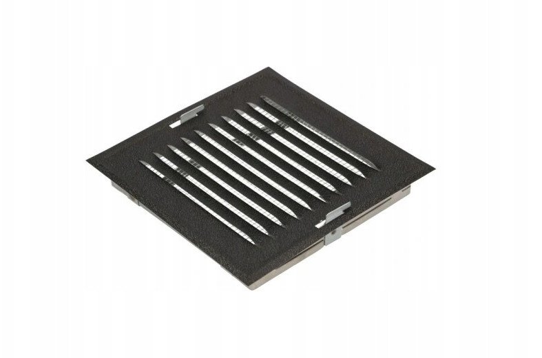 KRATKA METALOWA SKOÅNA W RAMCE Z SIATKÄ 14*14CM GRAFIT MAT