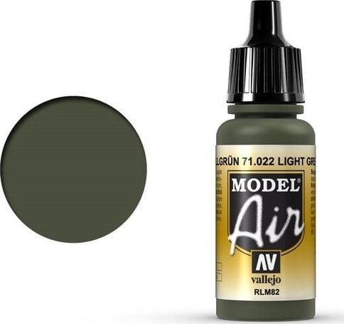 Vallejo Vallejo Model Air Light Green RLM82 71.022 uniwersalny