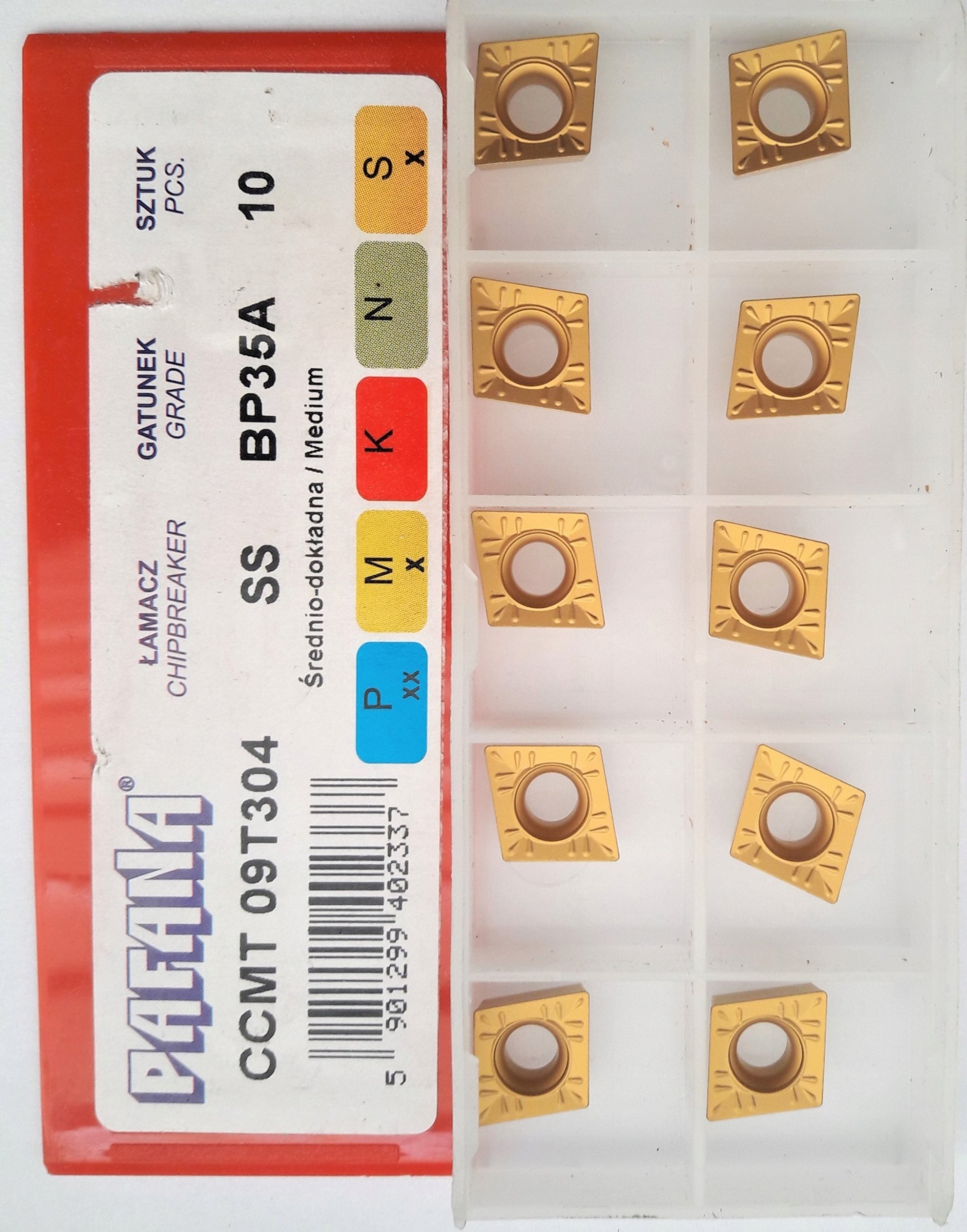 PLYTKA CCMT 09T304 SS BP35A