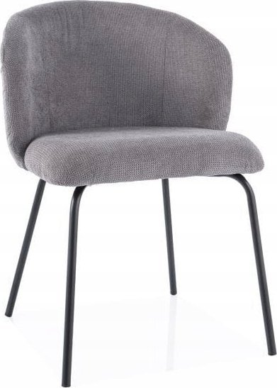 Signal Krzesło tapicerowane KEVIN VARDO szare