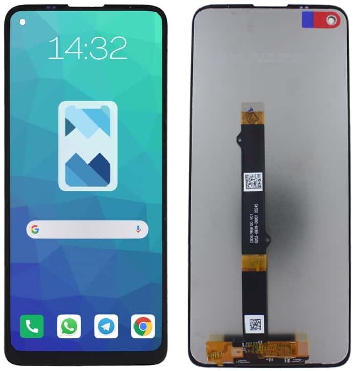 Wyświetlacz LCD do MOTOROLA G9 POWER | Czarny