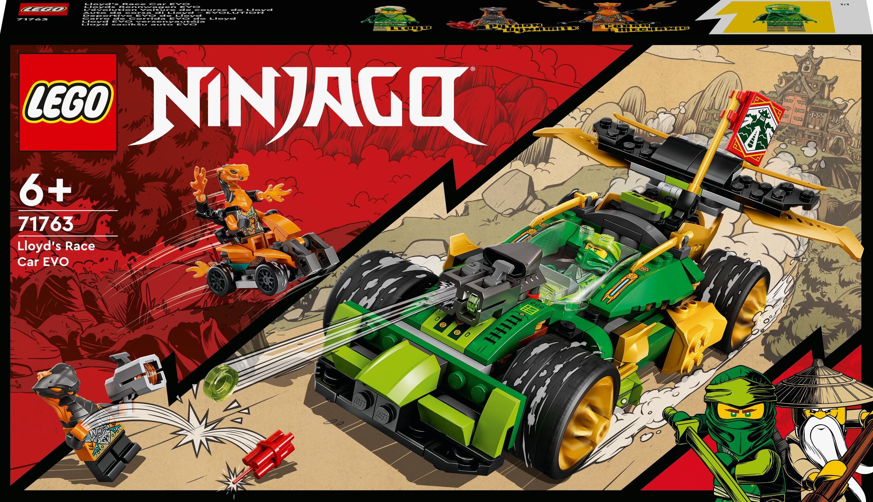 LEGO Ninjago Samochód wyścigowy Lloyda EVO (71763)