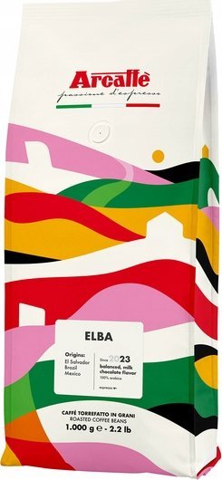 Kawa ziarnista Arcaffe Arcaffe Kuz Bezkofeinowa Ziarno 1kg