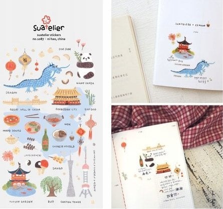 Centrum Naklejki ozdobne Chiny